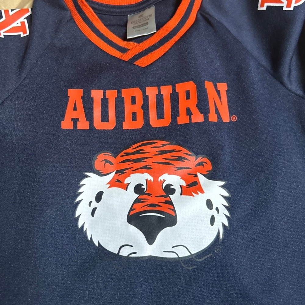 Auburn war Eagle Aubie baby boy or girl Onesie size 3-6 months blue and orange - Picture 2 of 4